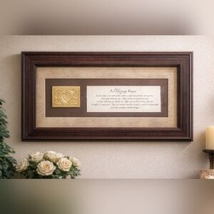 Framed Marriage Prayer